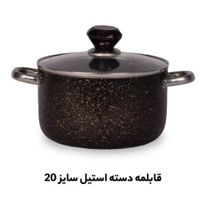 خرید عمده قابلمه سایز 20 دسته استیل